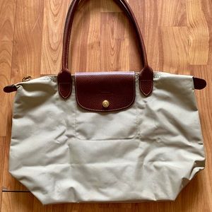 Longchamp Le Pliage medium long straps tote